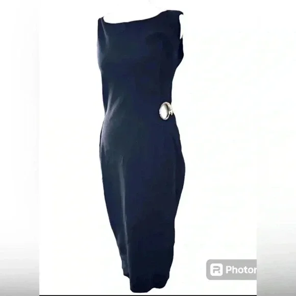 Cavalli Class SZ 6 Evening Maxi Black Dress - Picture 2 of 13